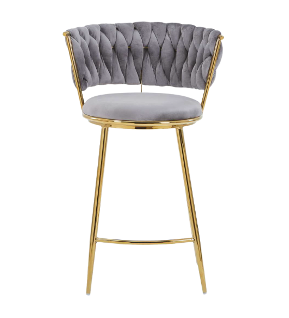 Taburete Queen Low Gold