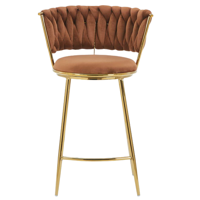 Taburete Queen Low Gold 14