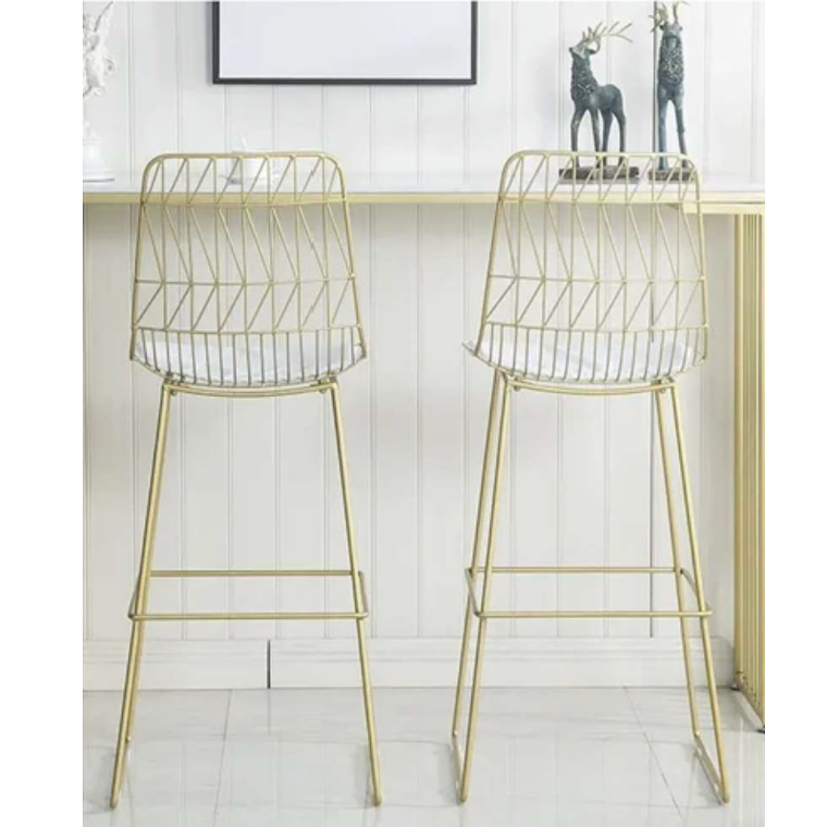 Pack 2 Taburete Bars Metal 75 cm 2