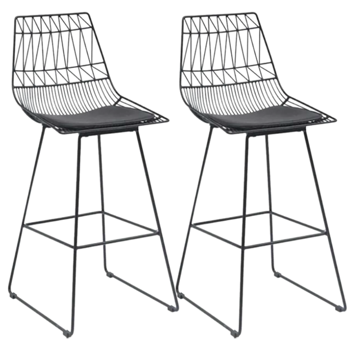 Pack 2 Taburete Bars Metal 75 cm 4