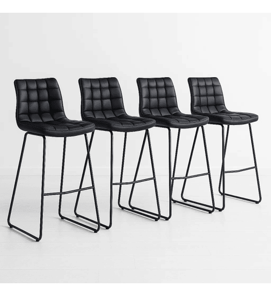 Pack 4 Taburetes Piso Bar Franco 68 cm