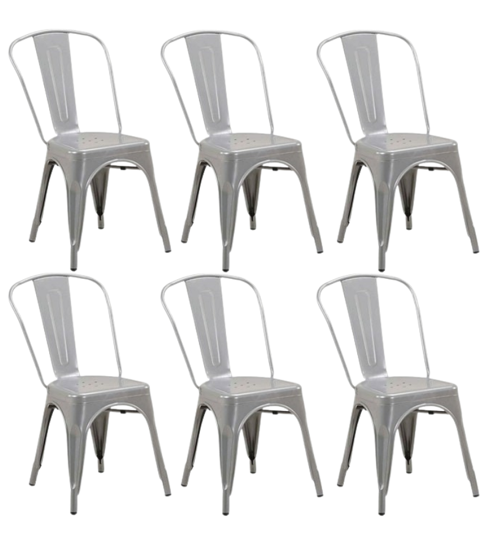 Pack 6 Sillas Tolix