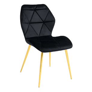Silla Mariposa Rubik Velvet Gold