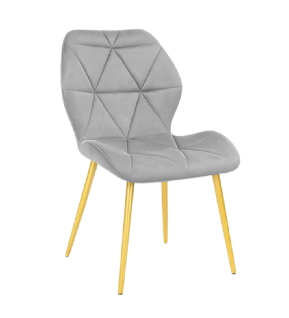 Silla Mariposa Rubik Velvet Gold