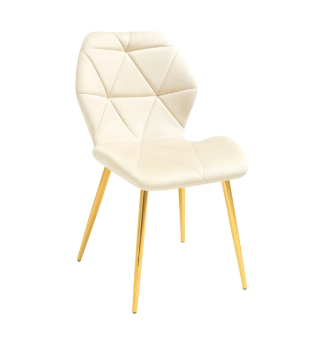 Silla Mariposa Rubik Velvet Gold