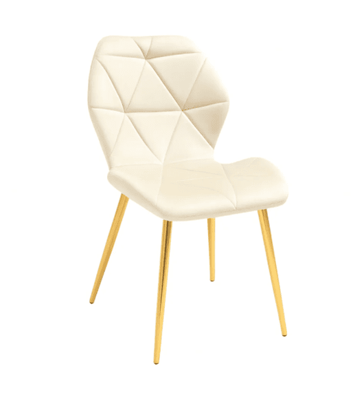 Silla Mariposa Rubik Velvet Gold