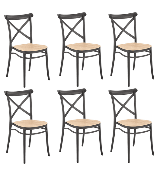 Pack 6 Sillas Danubio Top