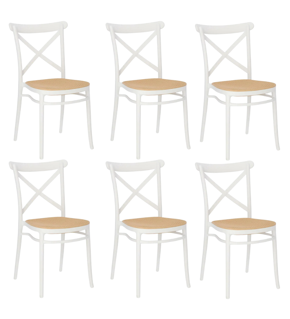 Pack 6 Sillas Danubio Top