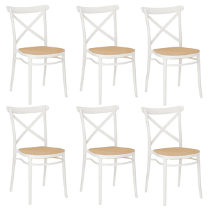 Pack 6 Sillas Danubio Top