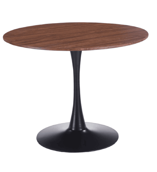 Mesa Tulip madera 100 cm l Base Negra