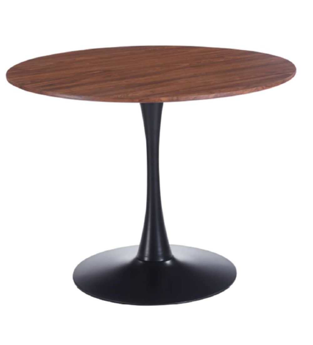 Mesa Tulip madera 120 cm l Base Negra
