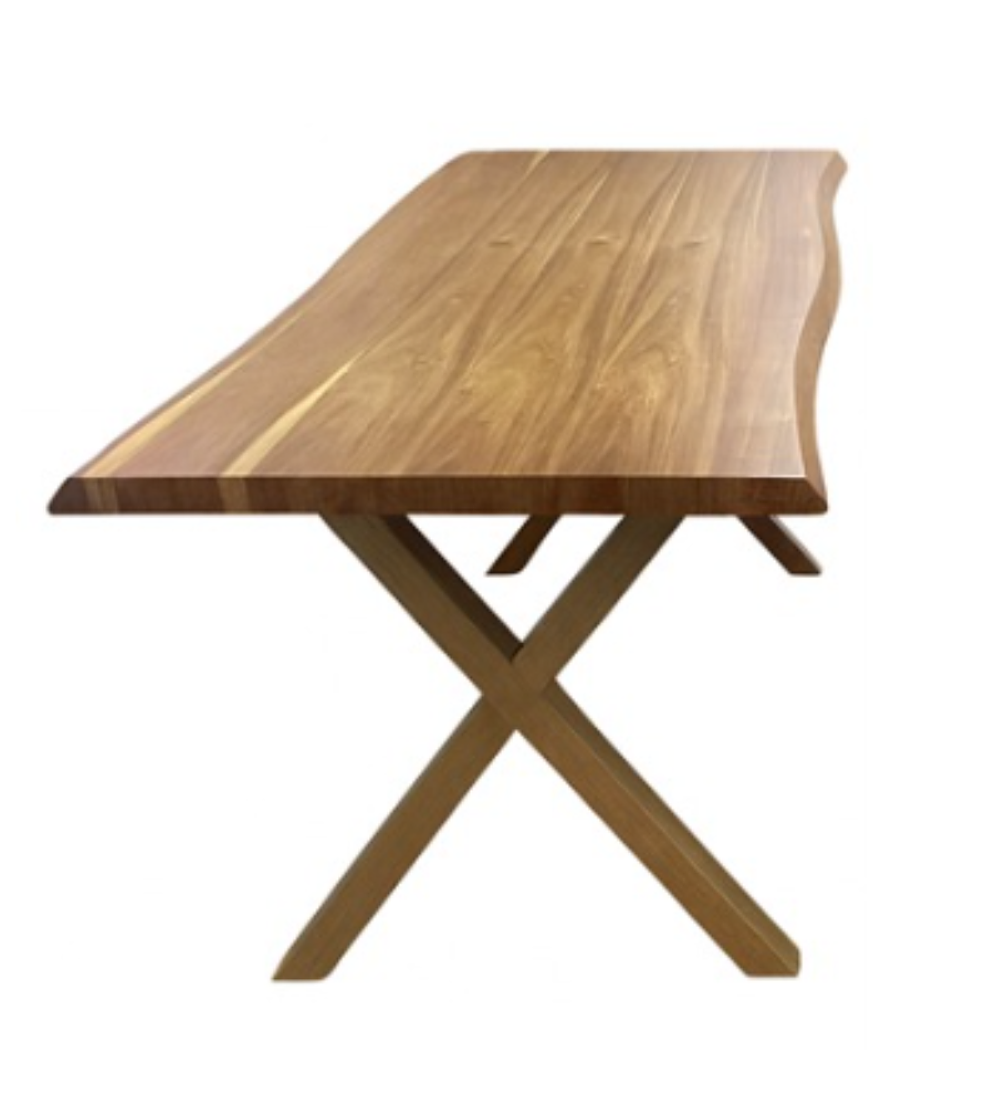 Mesa Rustik X Rectangular 180X90 cm Madera - Para 8 personas