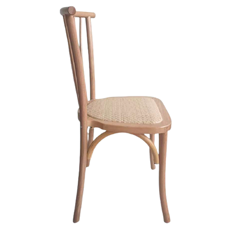 Pack 4 Sillas Alpes Madera Rattan 5