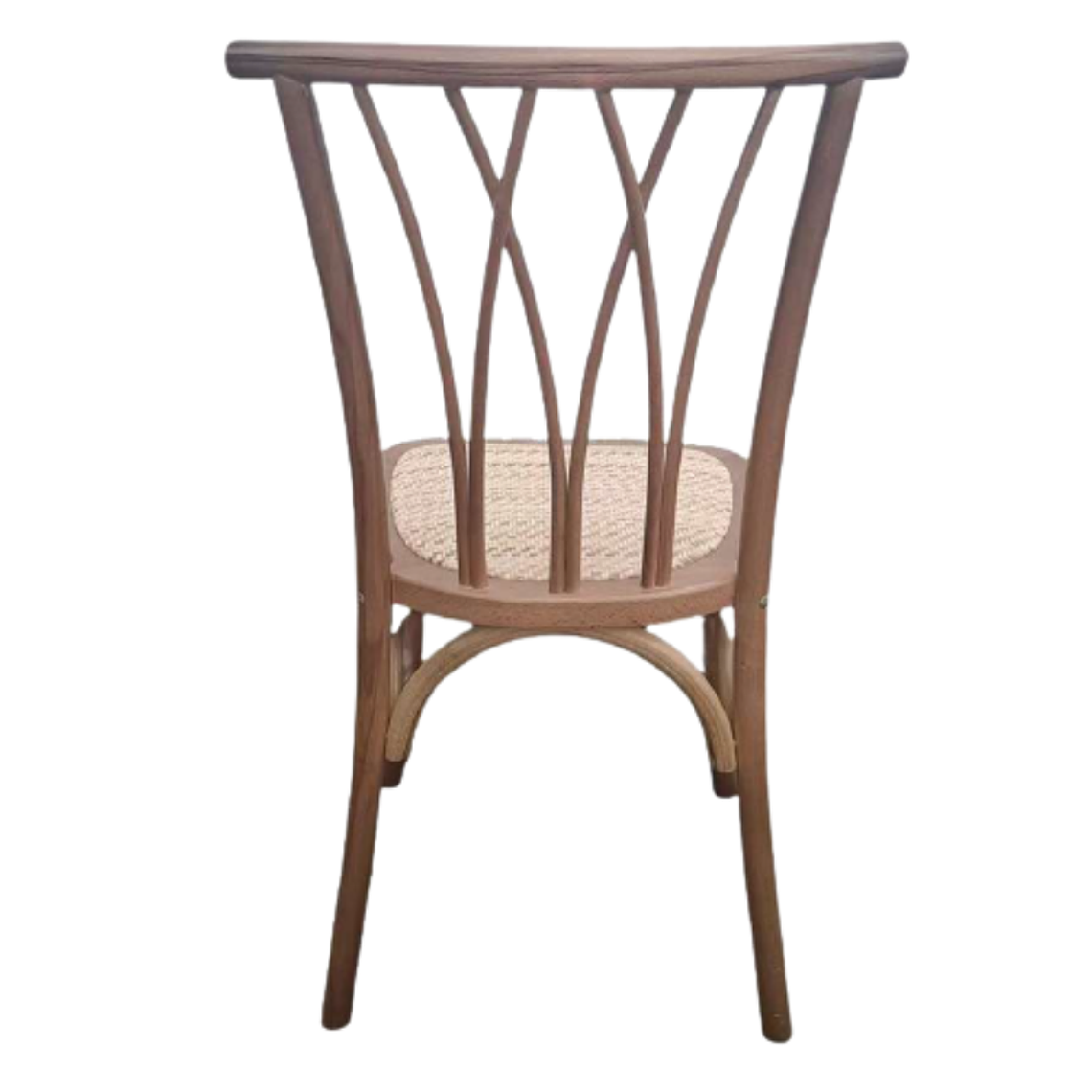 Silla Alpes Madera Rattan Walnut 3