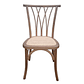 Silla Alpes Madera Rattan Walnut - Miniatura 1