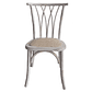 Silla Alpes Madera Rattan Antique - Miniatura 1