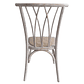 Silla Alpes Madera Rattan Antique - Miniatura 3