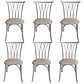 Pack 6 Sillas Alpes Madera Rattan Antique - Miniatura 1