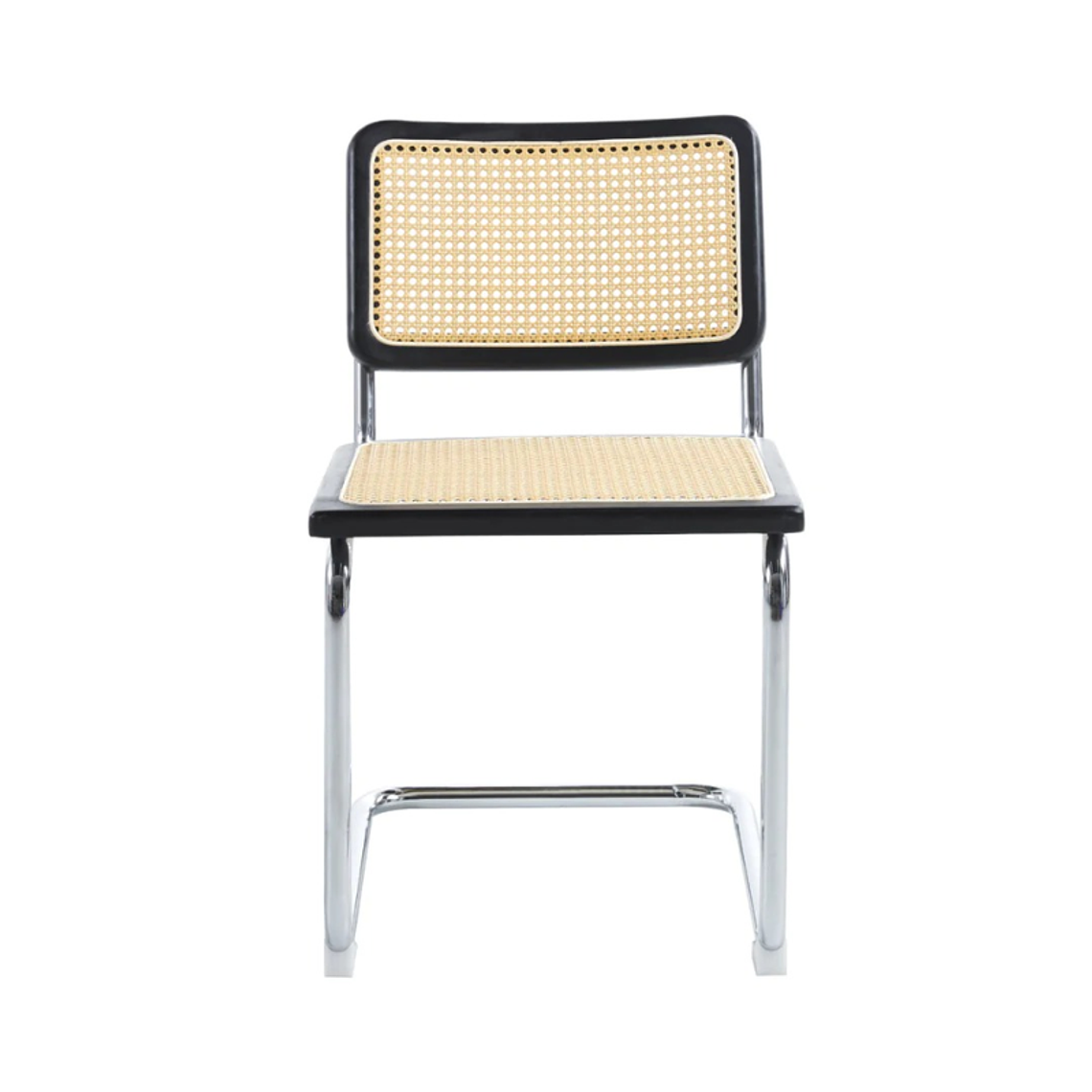 Pack 4 Sillas Breuer Madera y Rattan 3