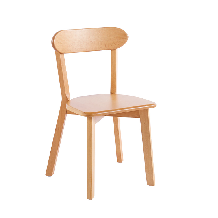 Pack 4 Sillas Fresno de Madera l Natural 2