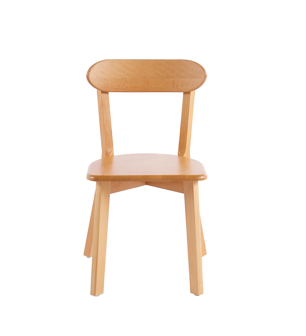 Pack 4 Sillas Fresno de Madera l Natural