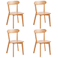 Pack 4 Sillas Fresno de Madera l Natural - Miniatura 1