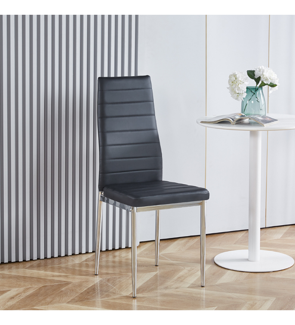 Pack 6 Sillas Dining Silver