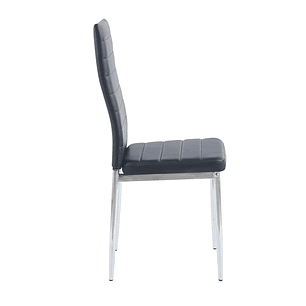 Pack 6 Sillas Dining Silver