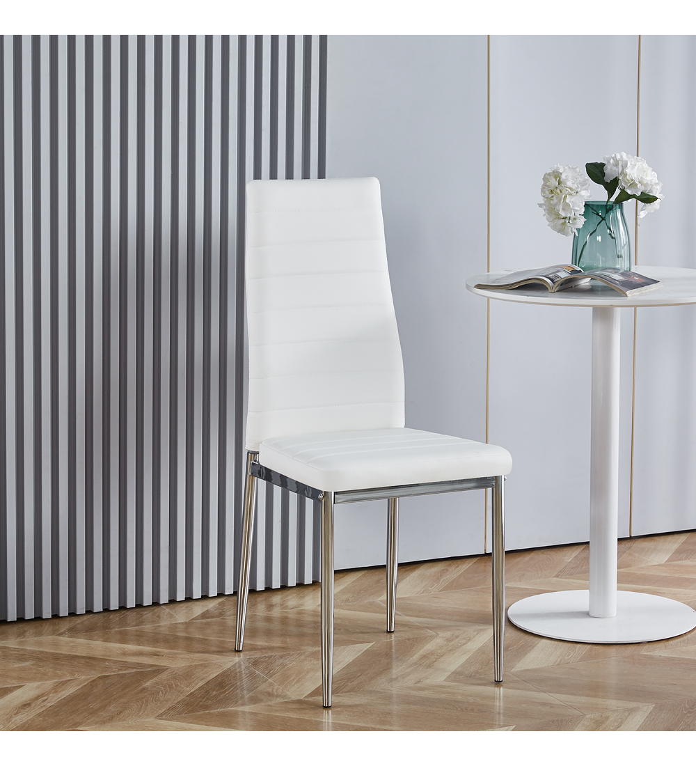 Pack 6 Sillas Dining Silver