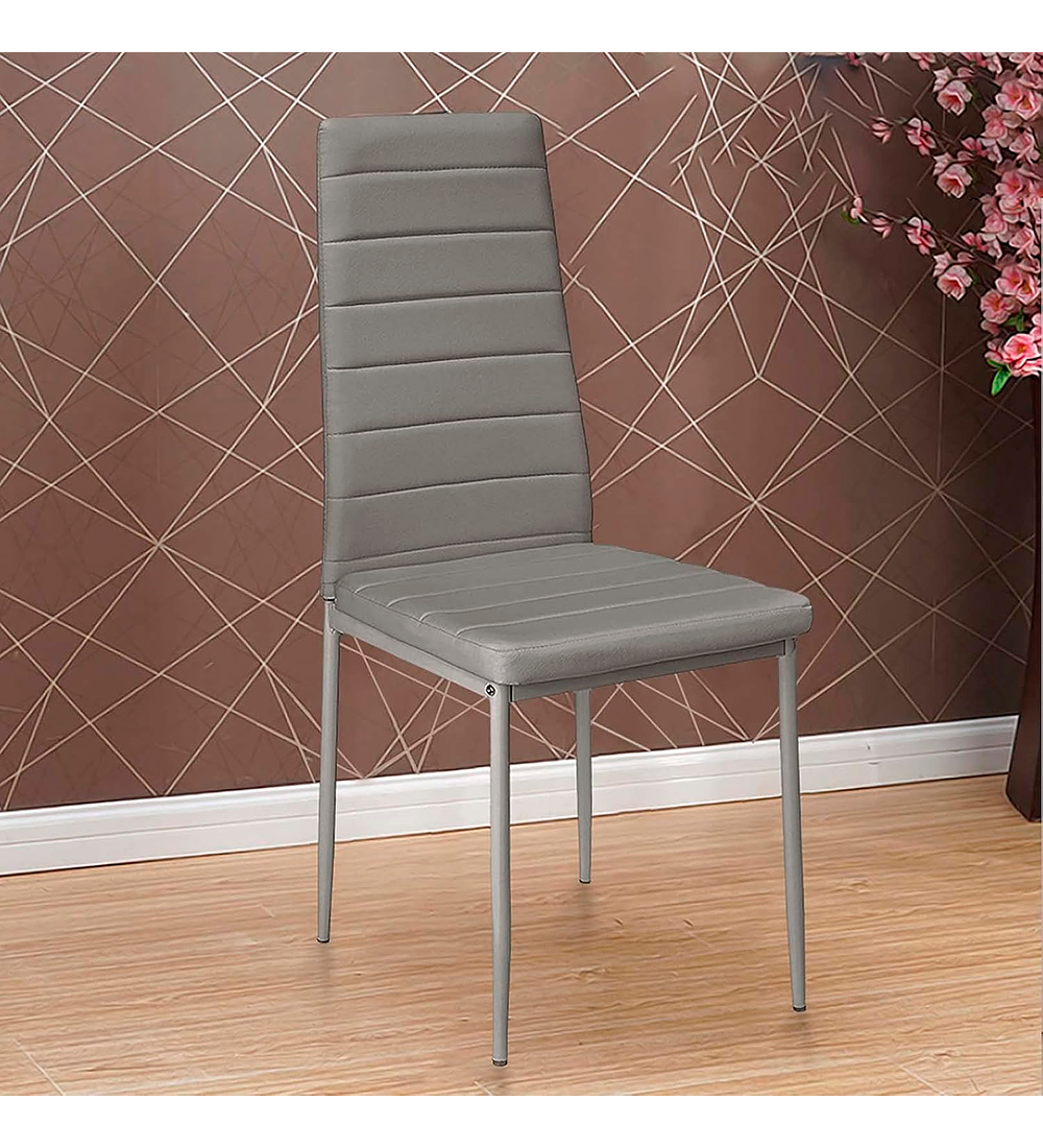 Pack 6 Sillas Dining Silver