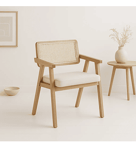 Sitial Chandigarh Acolchado Madera Natural