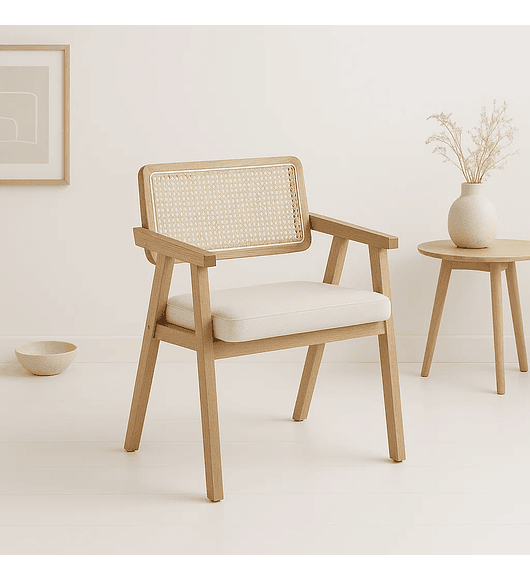 Sitial Chandigarh Acolchado Madera Natural