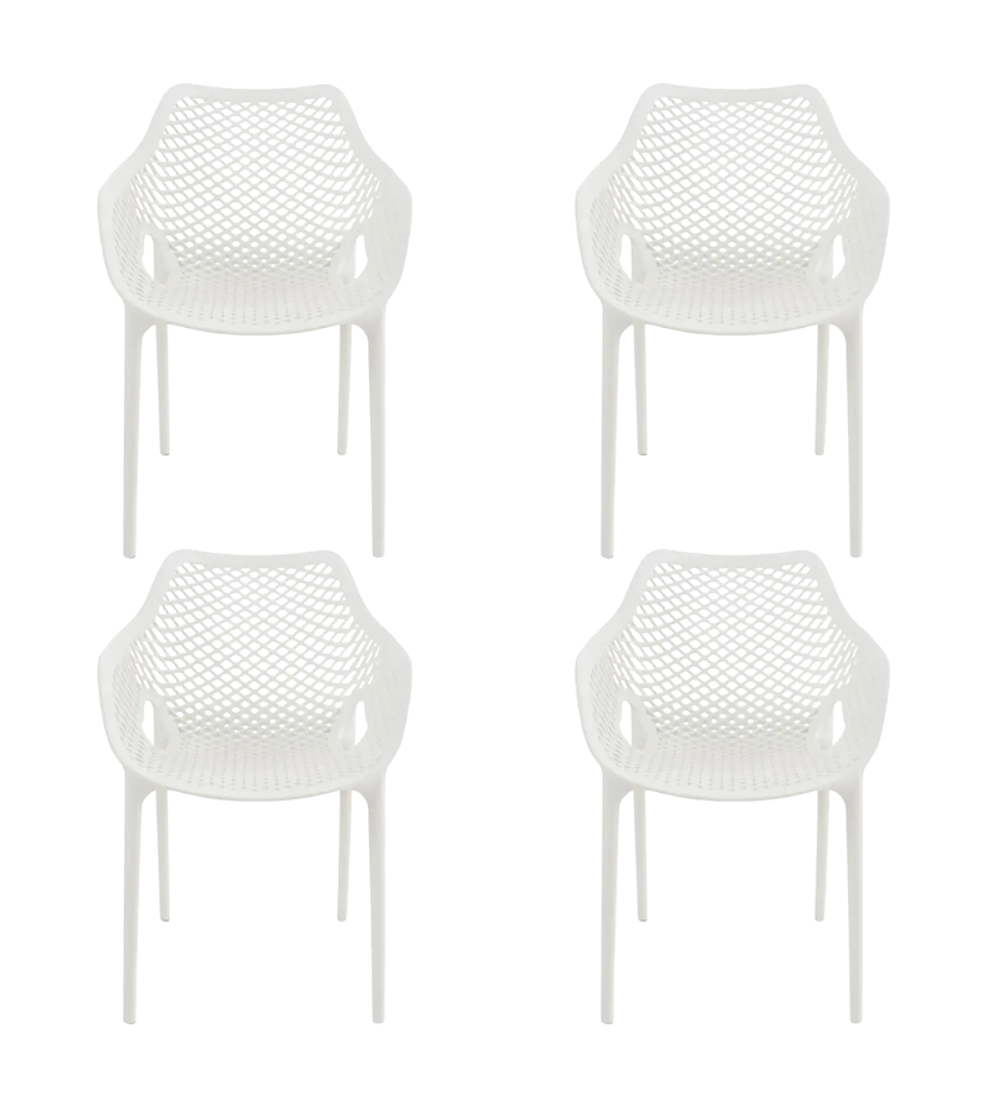 Pack 4 Butacas Sitiales de terraza Rostock