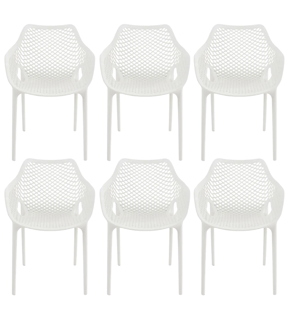 Pack 6 Butacas Sitiales de terraza Rostock