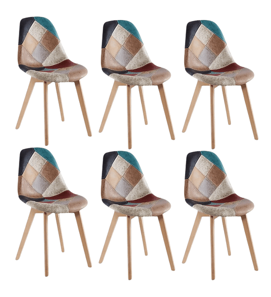 Pack 6 Sillas Patchwork Botticelli