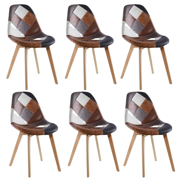 Pack 6 Sillas Patchwork Botticelli 2