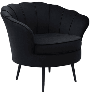 Poltrona Ostra Black