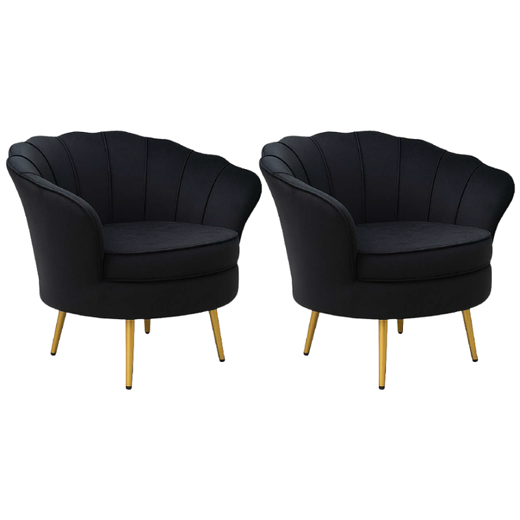 Pack 2 Poltronas  Ostra Gold  4