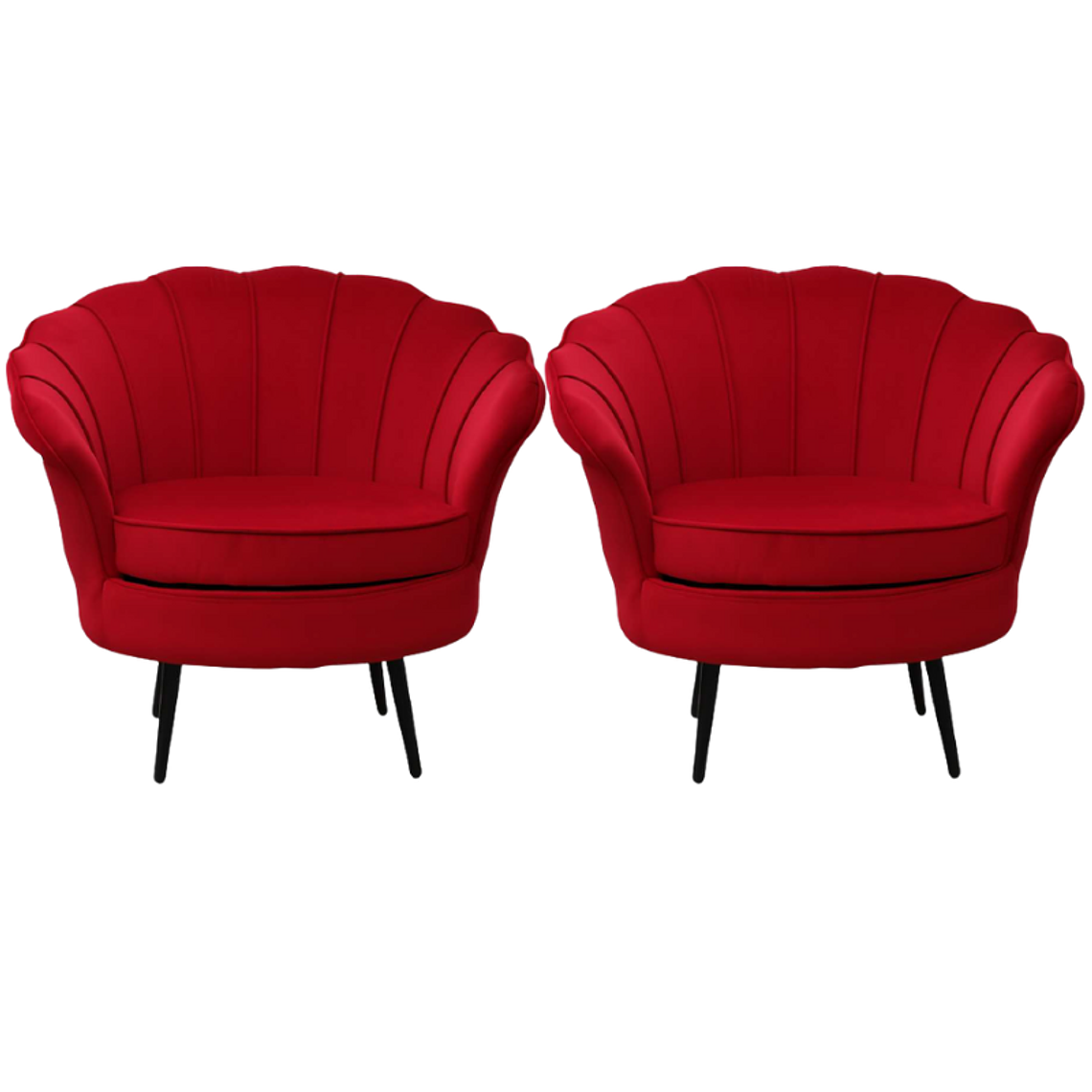 Pack 2 Poltronas Ostra Black 2