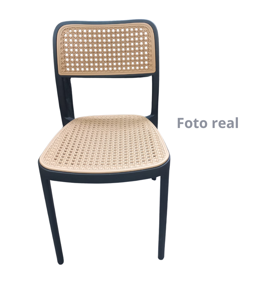 Pack 4 Sillas Delta Brown de terraza