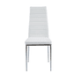 Comedor Massachusetts Silver redondo vidrio 100 cm con 4 Sillas Dining Silver - Miniatura 5