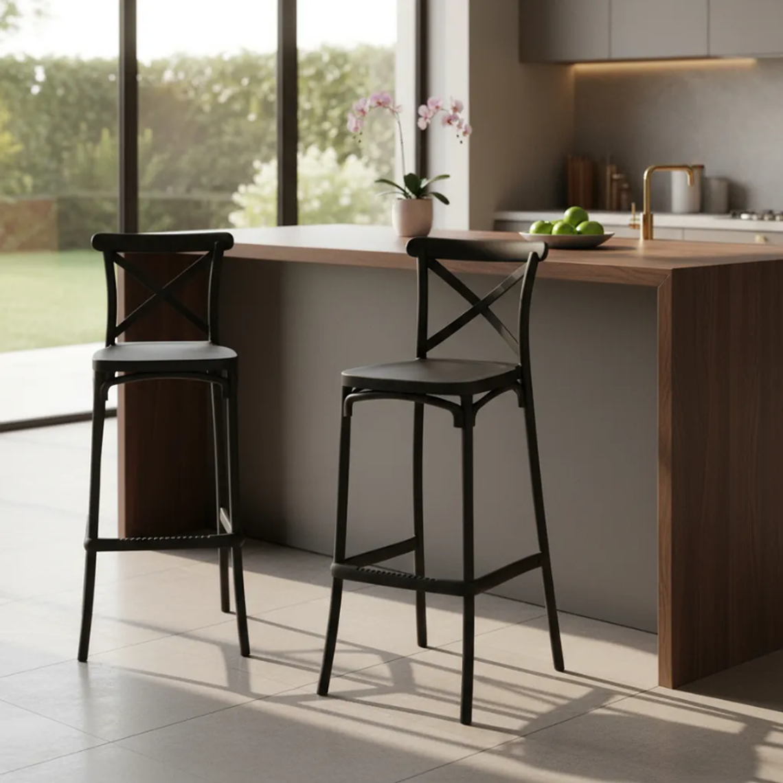 Taburete Danubio unicolor 65 cm 3