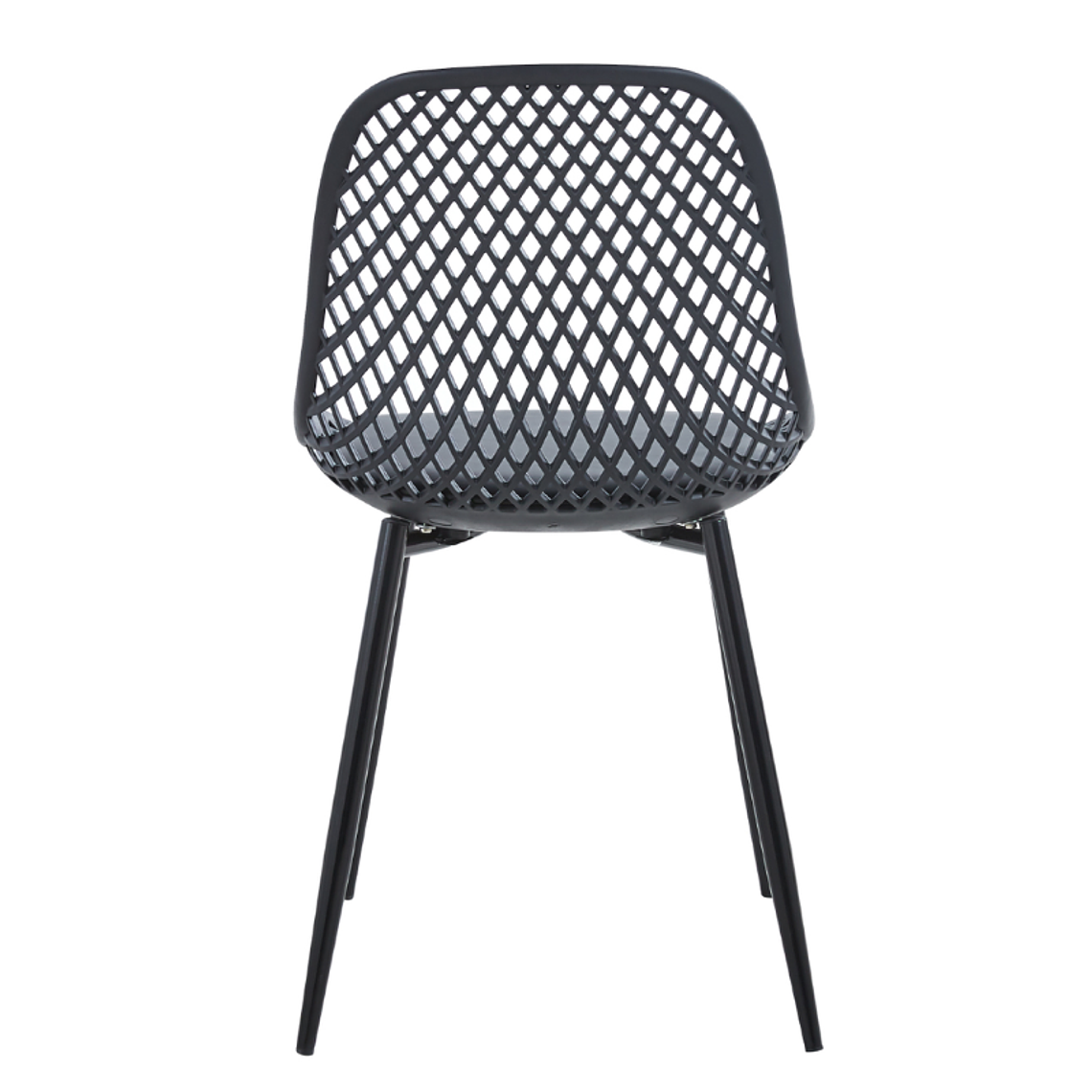 Comedor Vitreo rectangular 160x90 cm con 4 Sillas Europa acolchadas 5