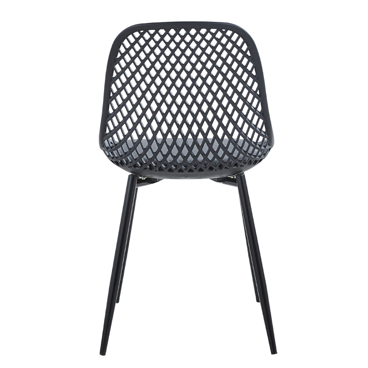 Comedor Vitreo rectangular 160x90 cm con 4 Sillas Europa acolchadas 5