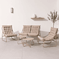 Set Juego de Terraza Arena 3 Sofás y 2 Mesas de Centro - Miniatura 1