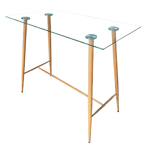 Mesa bar Alta vidrio 120x60 cm