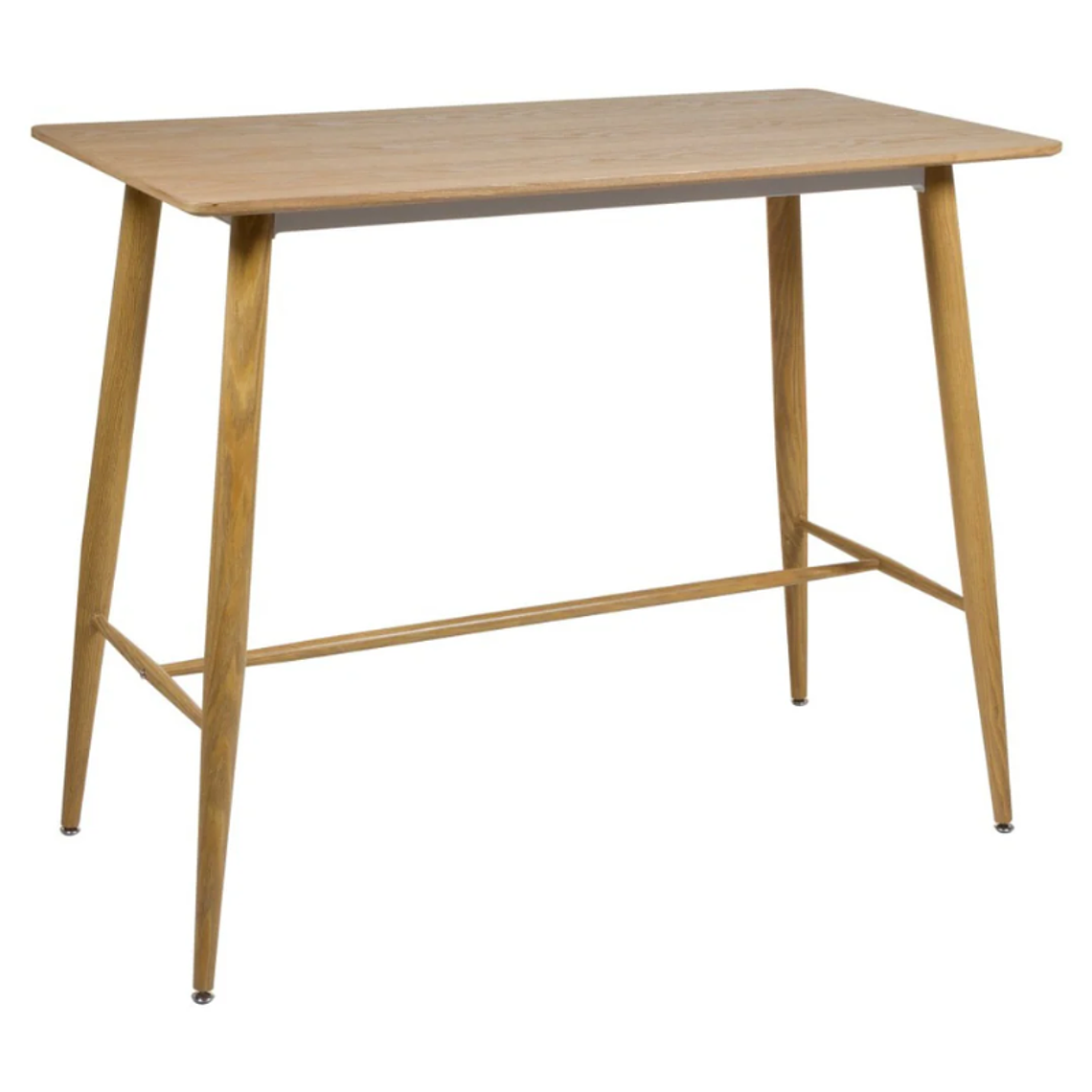 Comedor Patagonia Mesa Bar Alta madera 120x60 cm con 4 Taburetes Nordicos 4