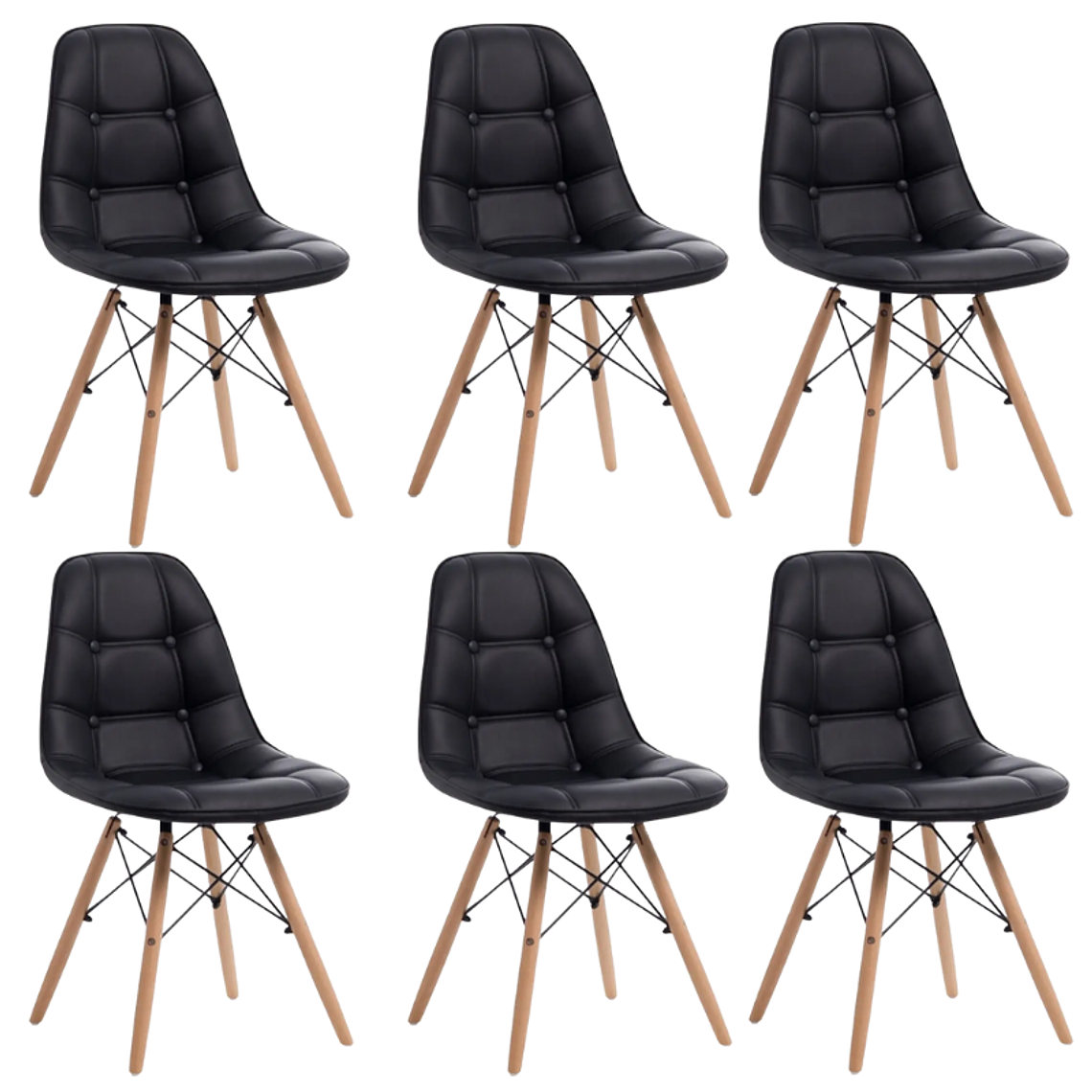 Pack 6 Sillas Buckle 3