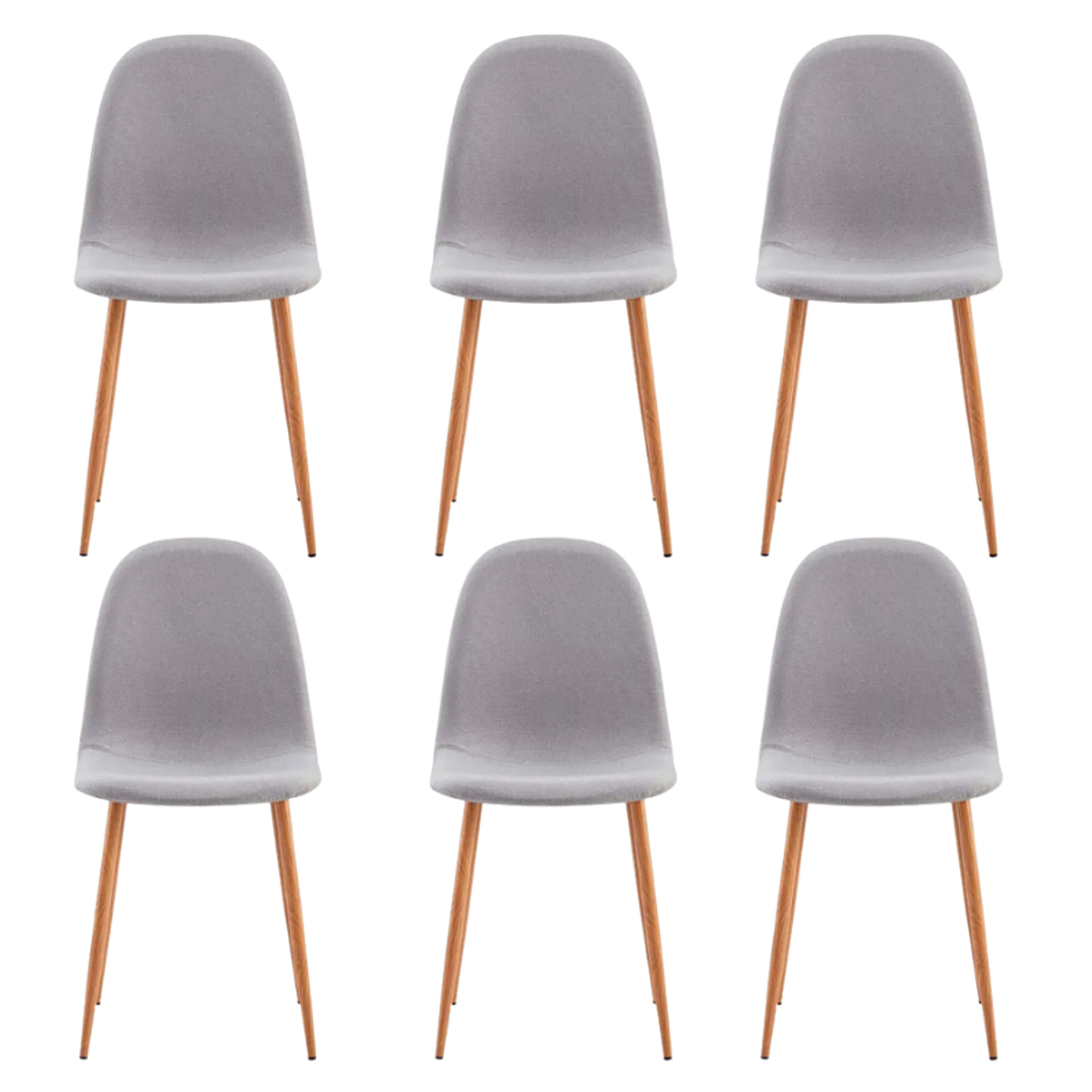 Pack 6 Sillas Spoon Lino 1