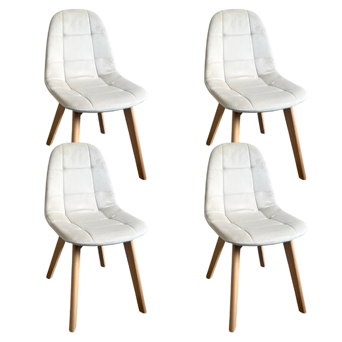 Pack 4 Sillas Buckle Velvet 1